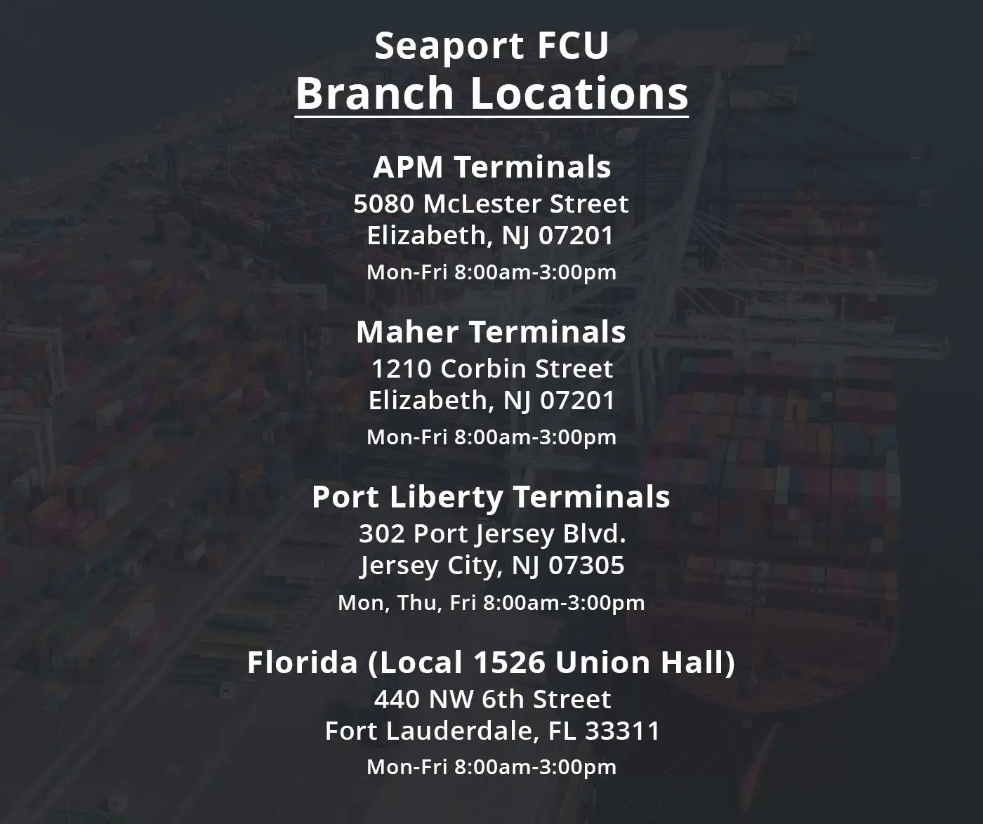 Branch Hours